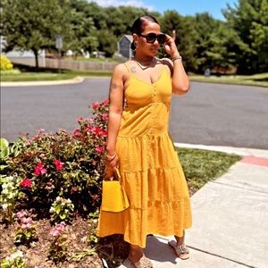 Mustard color Dress, worn once